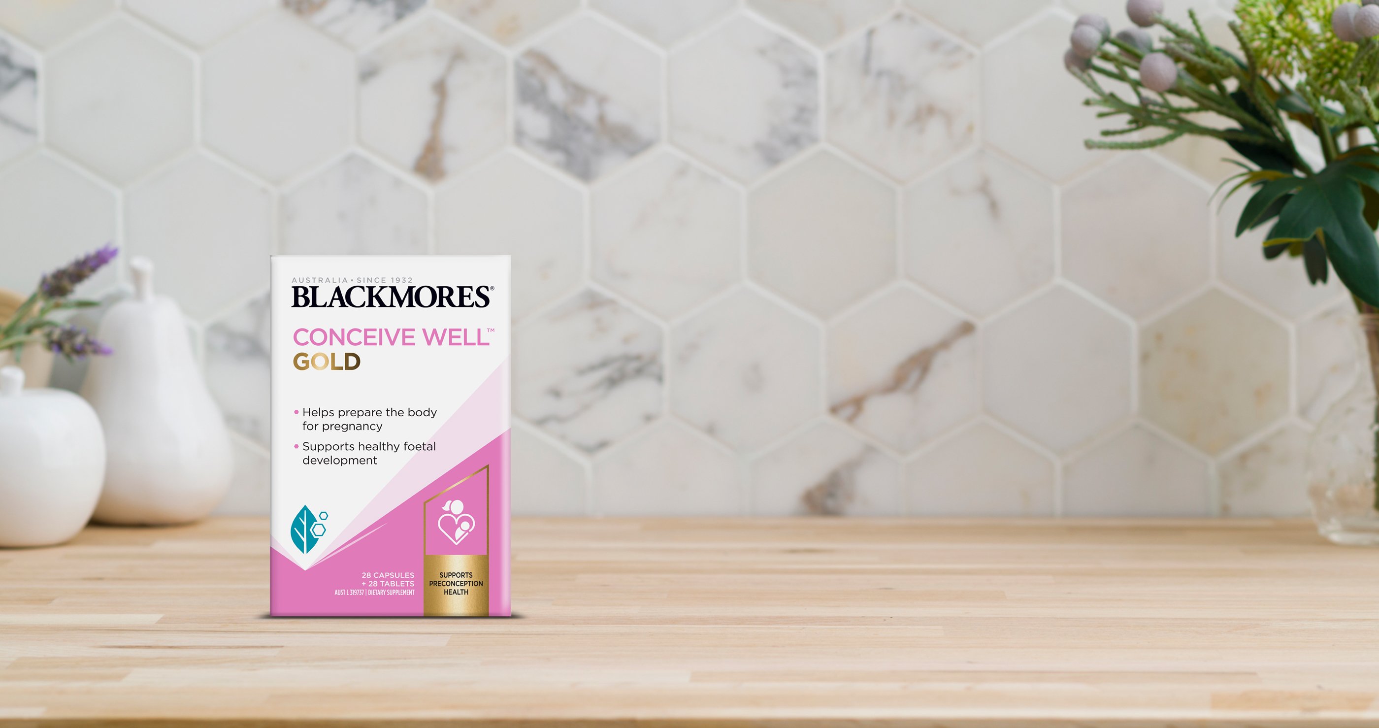 Conceive Well &trade; Gold 56 pack capsules