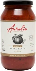 Aurelio Organic Basilico Pasta Sauce G/F 500g
