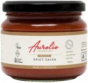 Aurelio Organic Spicy Salsa G/F 300g