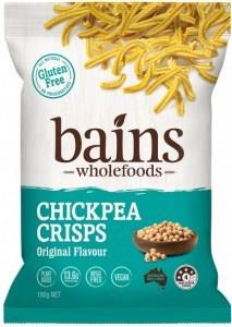Bains Wholefoods Chickpea Crisps Original G/F 100g