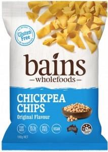 Bains Wholefoods Chickpea Chips Original G/F 100g