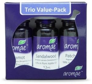 Aromae Calm Trio Pack (Bergamot, Patchouli, Calming) 3x12ml