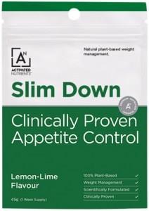 ACTIVATED NUTRIENTS Slim Down (Clinically Proven Appetite Control) Lemon-Lime 45g
