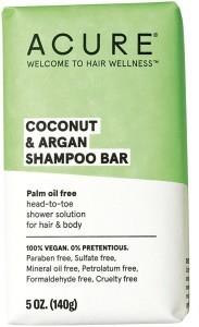ACURE Coconut & Argan Shampoo Bar 140g