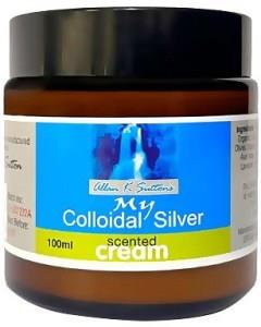Allan K Sutton's My Colloidal Silver Organic Cream Infused with Essential Oils 100ml