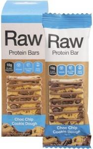 Amazonia Raw Raw Protein Bar Choc Chip Cookie Dough 10x40g