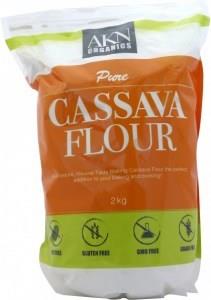 AKN Organics Pure Cassava Flour G/F 2Kg