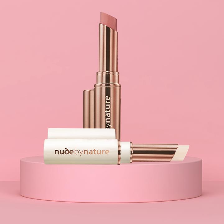 Nude by Nature - Creamy Matte Lipstick & Lip Primer Duo 03 Rose Quartz 03 Rose Quartz