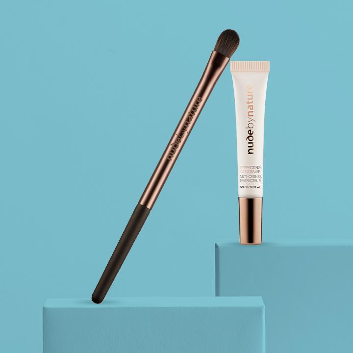 Nude by Nature - Perfecting Concealer & Concealer Brush Duo 07 Latte 07 Latte
