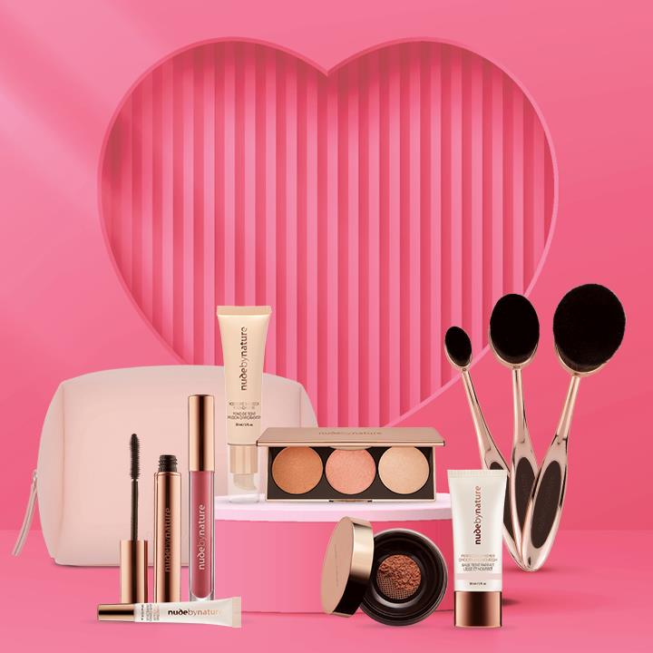 Nude by Nature - Love And Devotion 9 Piece Kit N3 Almond N3 Almond