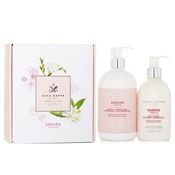 Acca Kappa Sakura Tokyo Body Care Gift Set: 2pcs Ladies Fragrance