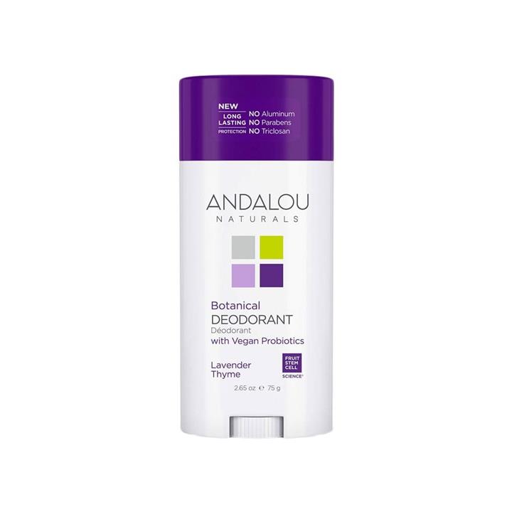 Andalou Naturals Botanical Deodorant Lavender Thyme 75g