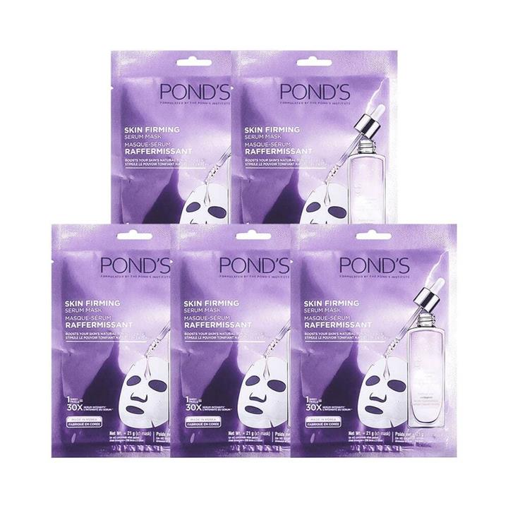 5x Ponds Skin Firming Serum Mask 21g - Short Dated Clearance