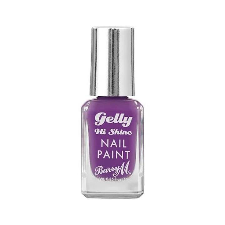 Barry M Gelly Hi Shine Nail Polish Parma Violet 10ml
