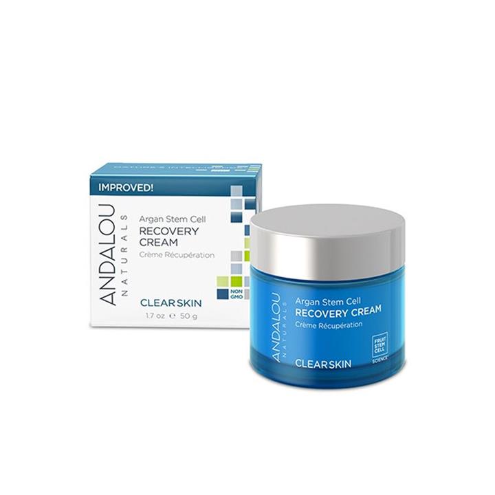 Andalou Naturals Argan Stem Cell Recovery Cream Clear Skin 50g