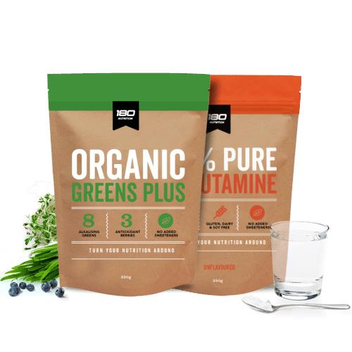 Organic Greens + L-Glutamine Bundle