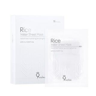 9wishes - Rice Water Sheet Mask 25ml x 10 pcs
