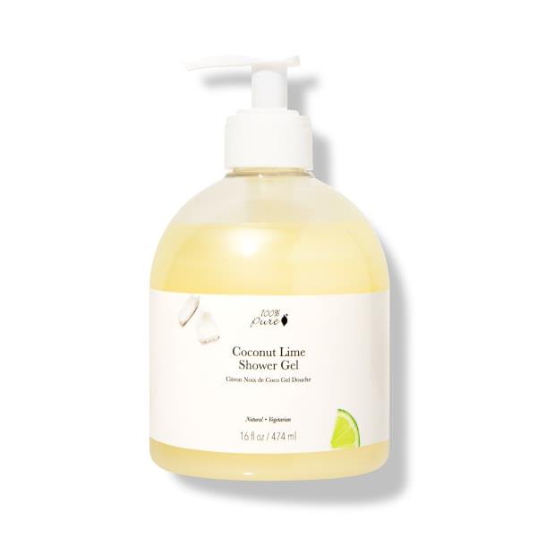 100% Pure - Coconut Lime Shower Gel (474 ml)