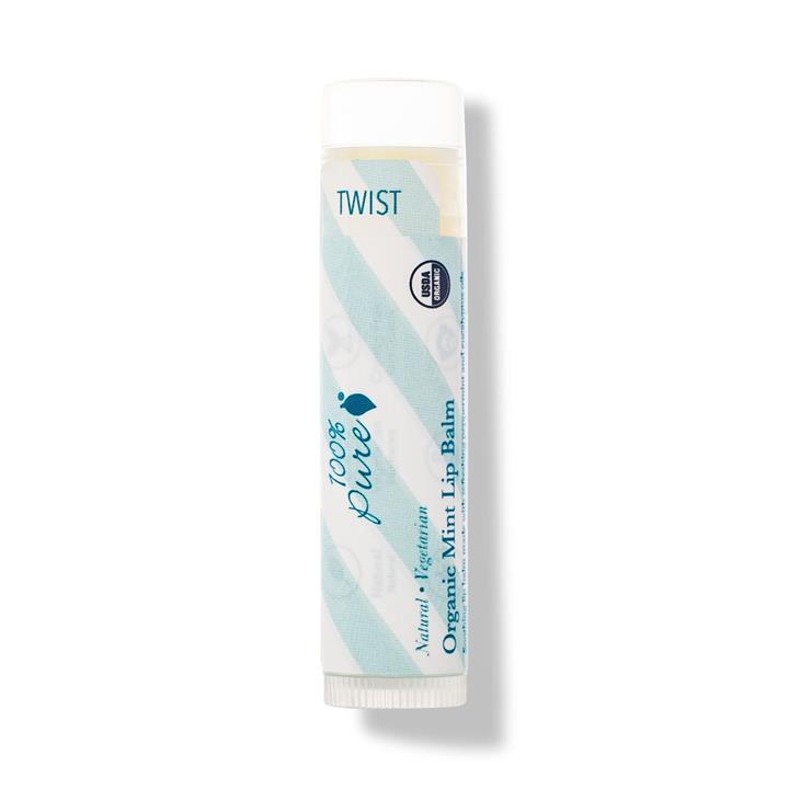100% Pure - Organic Mint Lip Balm (4.25g)