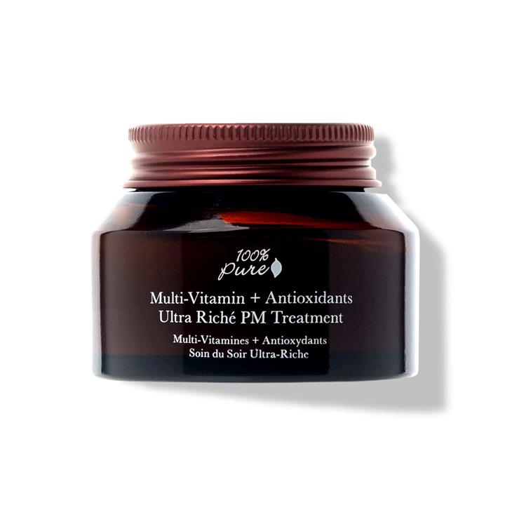 100% Pure - Multi-Vitamin + Antioxidants Ultra Riché PM Treatment (42.5g)