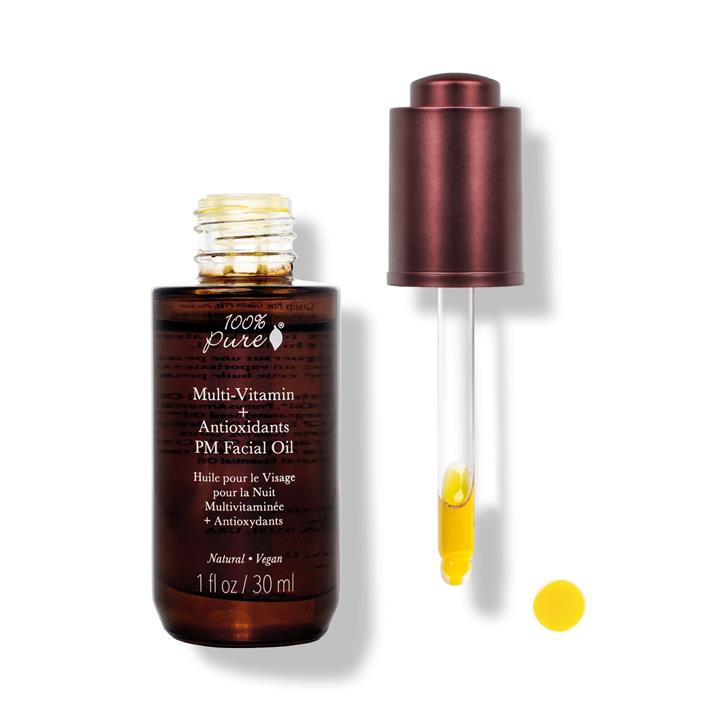 100% Pure - Multi-Vitamin + Antioxidants PM Facial Oil (30ml)