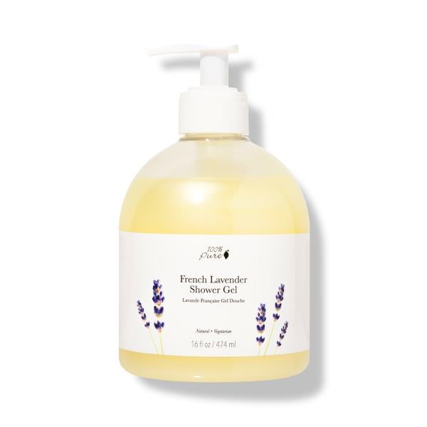 100% Pure - French Lavender Shower Gel (474ml)