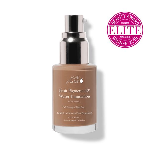 100% Pure - Fruit Pigmented® Full Coverage Water Foundation (30ml) - Warm 6.0