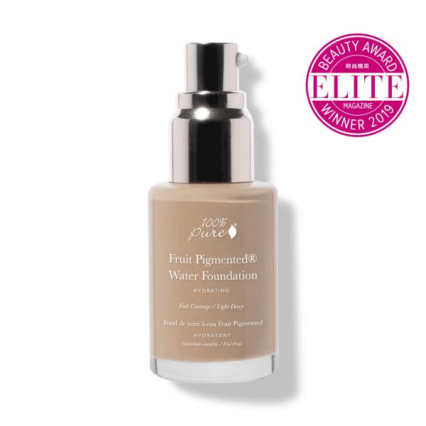 100% Pure - Fruit Pigmented® Full Coverage Water Foundation (30ml) - Olive 3.0