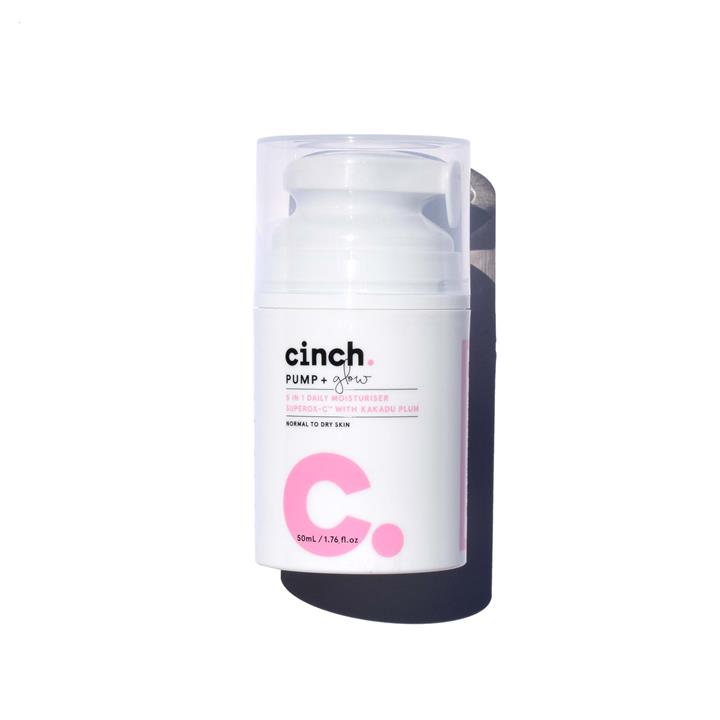 Cinch Pump + Glow 5 in 1 Daily Moisturiser 50ml