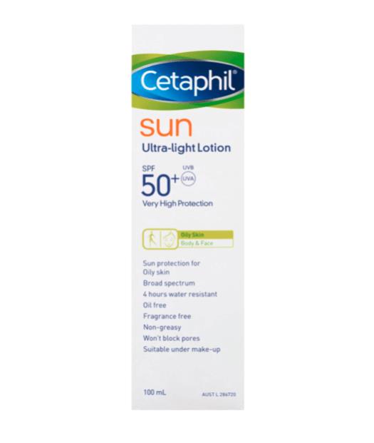 Cetaphil Sun Ultra-Light Lotion Sunscreen SPF 50+ 100ml