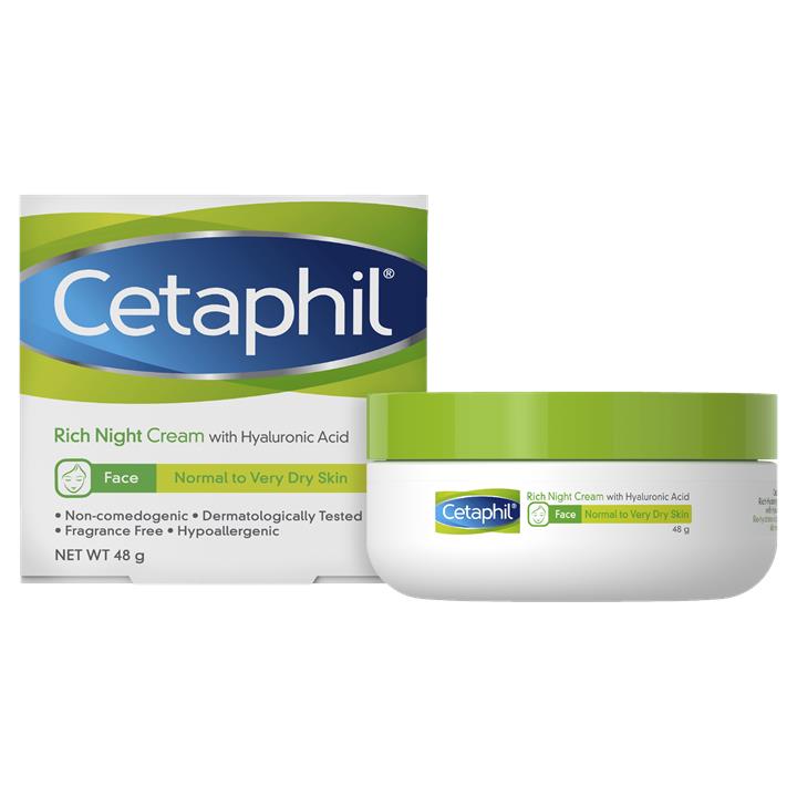 Cetaphil Face Rich Night Cream for Dry Skin 48g
