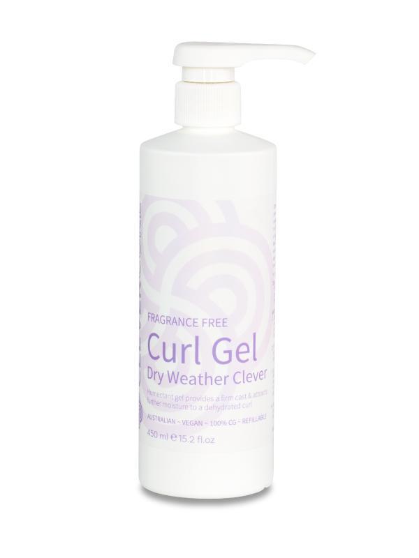Clever Curl Fragrance Free Dry Weather Gel 450ml