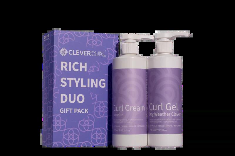 Clever Curl Curl Cream & Dry Weather Gel Duo Pack