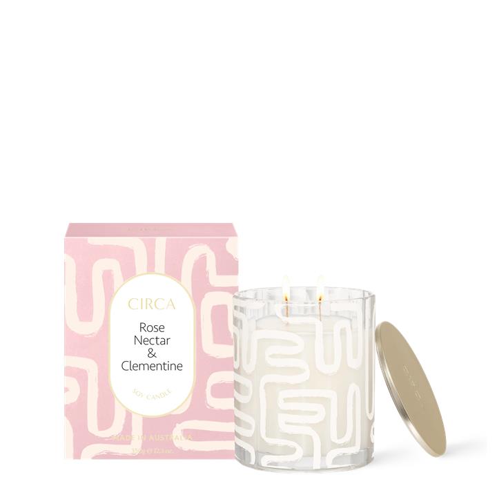 CIRCA Rose Nectar & Clementine Classic Soy Candle 350g