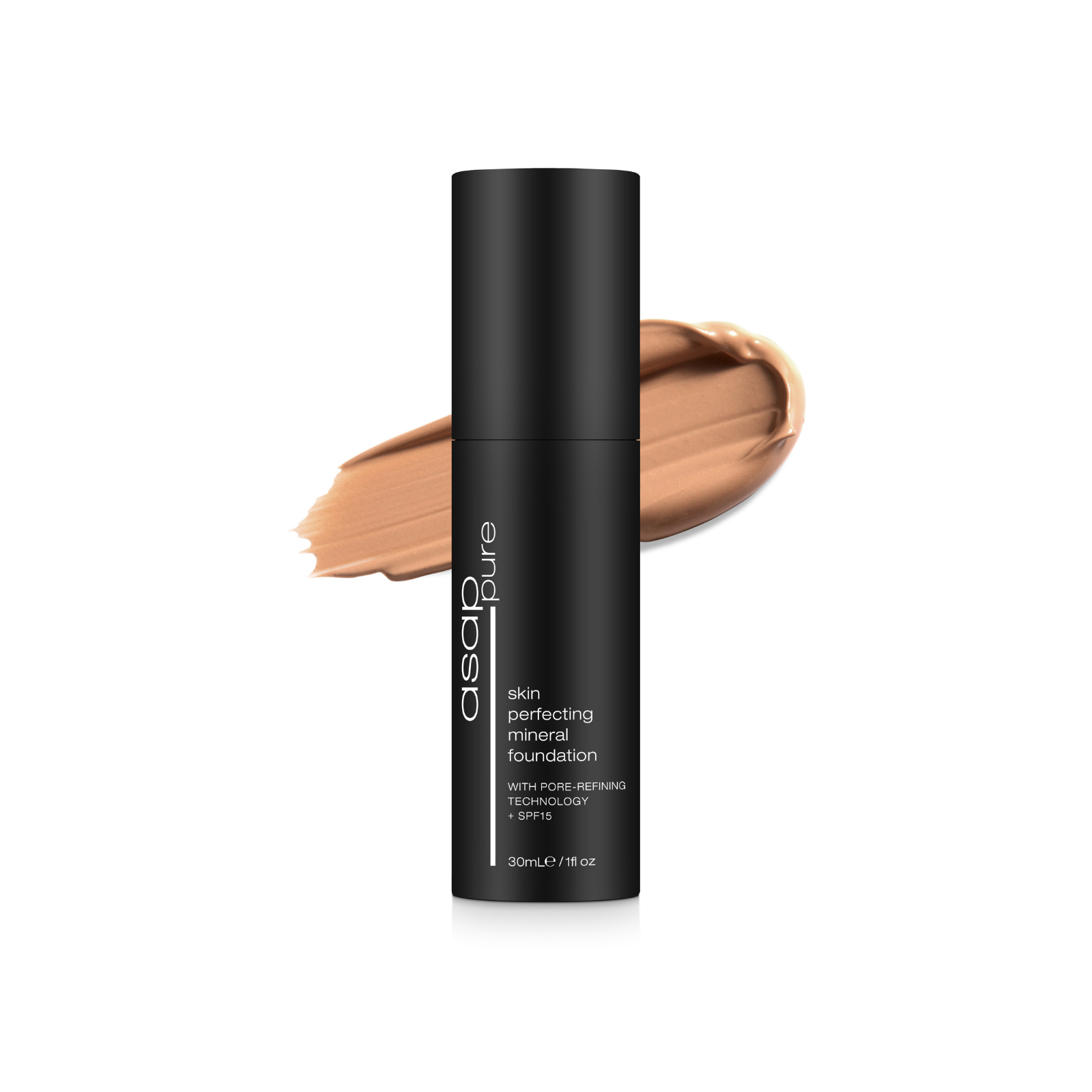 ASAP Skin Perfecting Mineral Foundation with Pore-Refining Technology + SPF15 - Warm Four 30ml