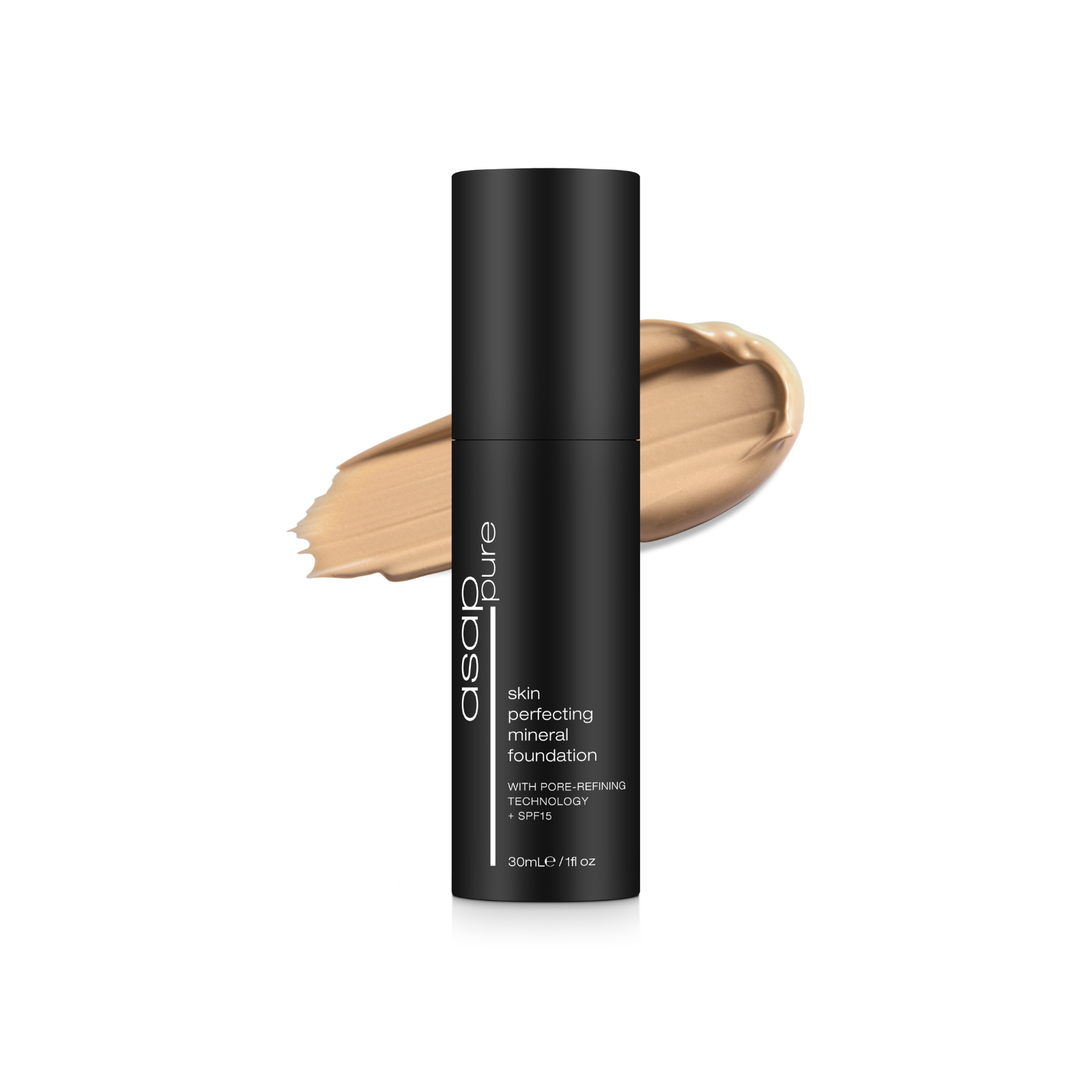 ASAP Skin Perfecting Mineral Foundation with Pore-Refining Technology + SPF15 - Pure One 30ml