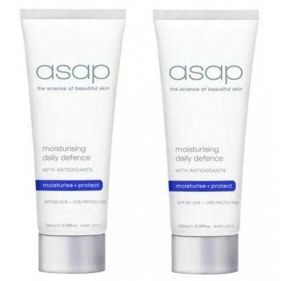 ASAP Duo Pack - 2X ASAP Moisturising Daily Defence with Antioxidants 100ml