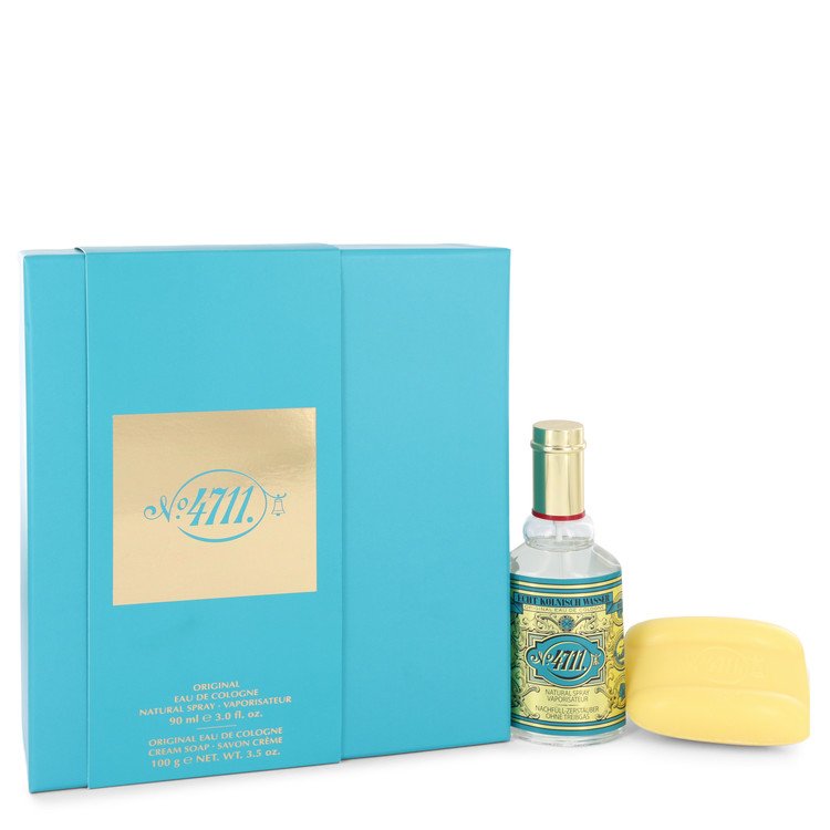 4711 Gift Set -- Gift Set - 3 oz Eau De Cologne Spray + 3.5 oz Soap for Men