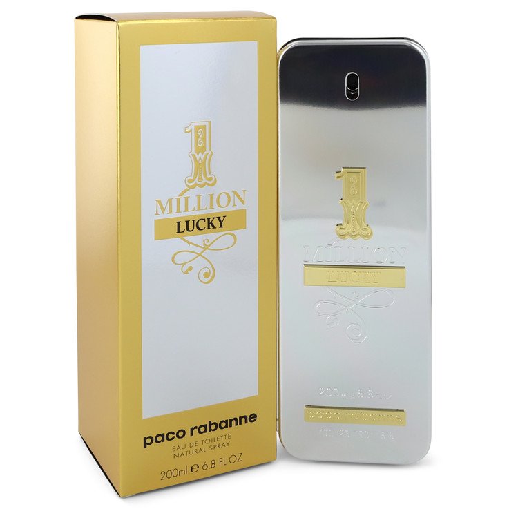 1 Million Lucky Cologne by Paco Rabanne 200 ml EDT Spay for Men