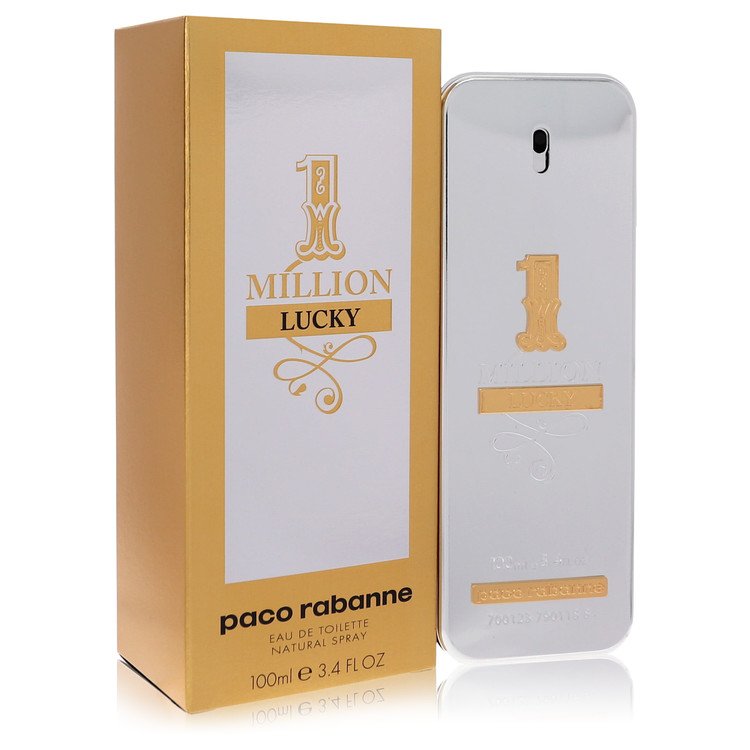 1 Million Lucky Cologne by Paco Rabanne 100 ml EDT Spay for Men