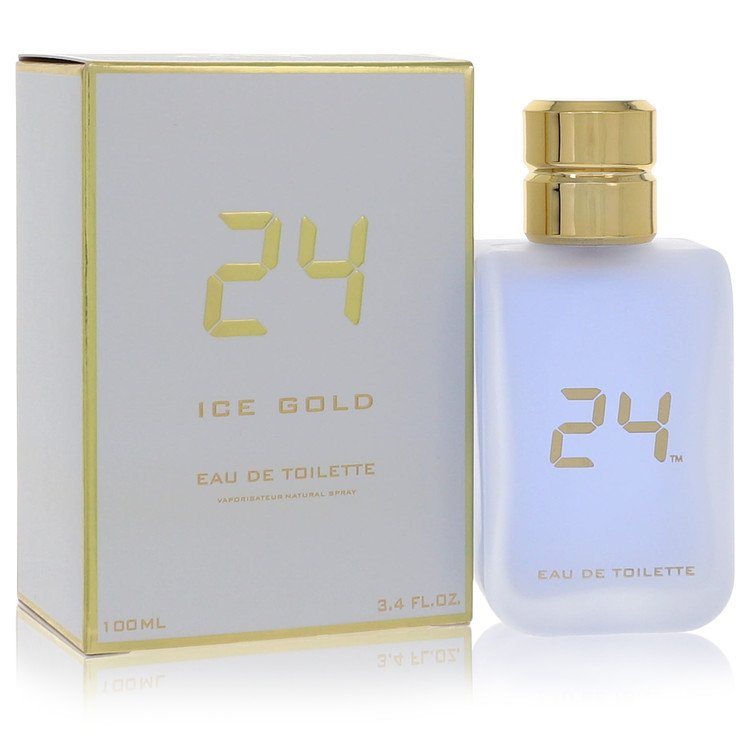 24 Ice Gold Cologne by Scentstory 100 ml Eau De Toilette Spray for Men